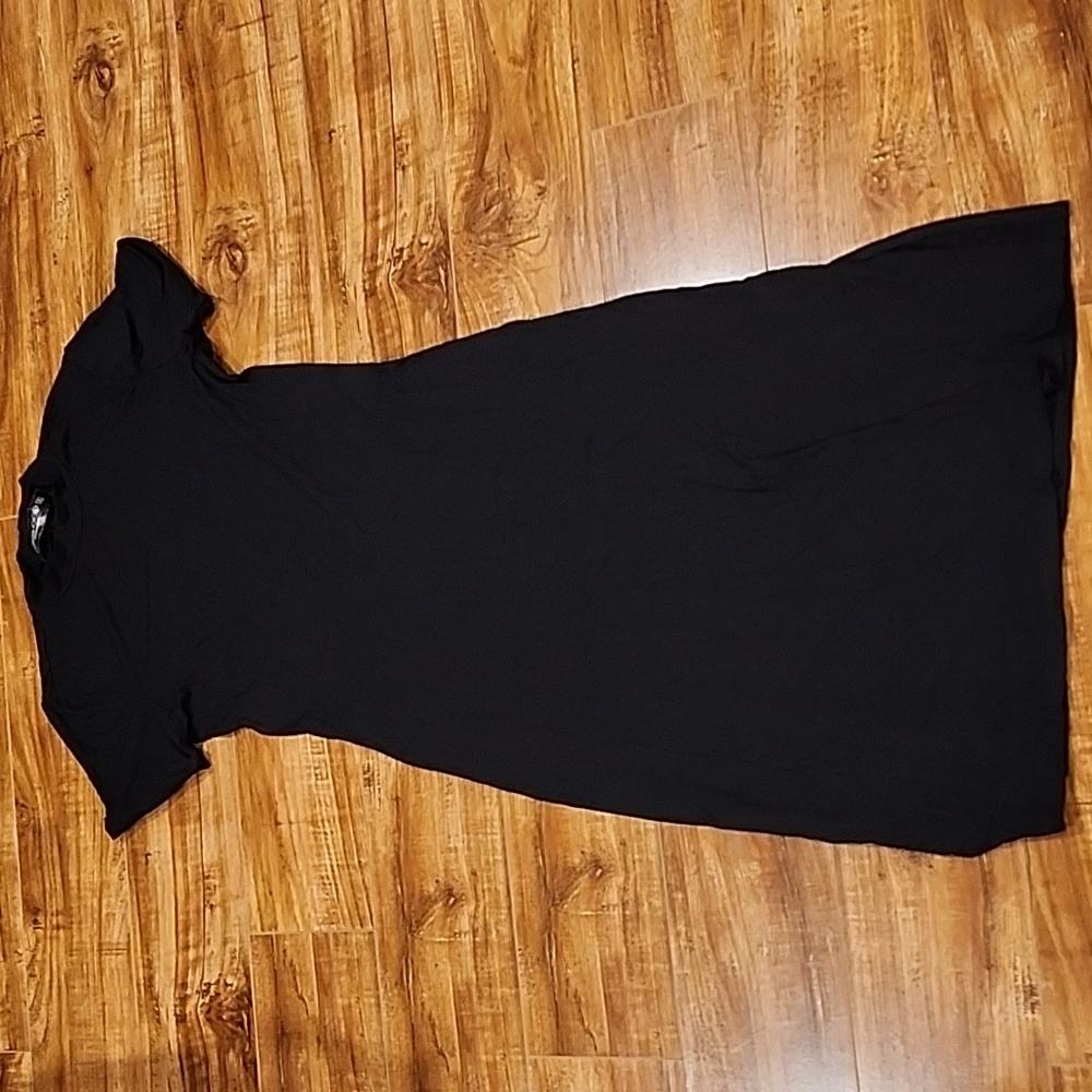 Foxblood short sleeve maxi dress